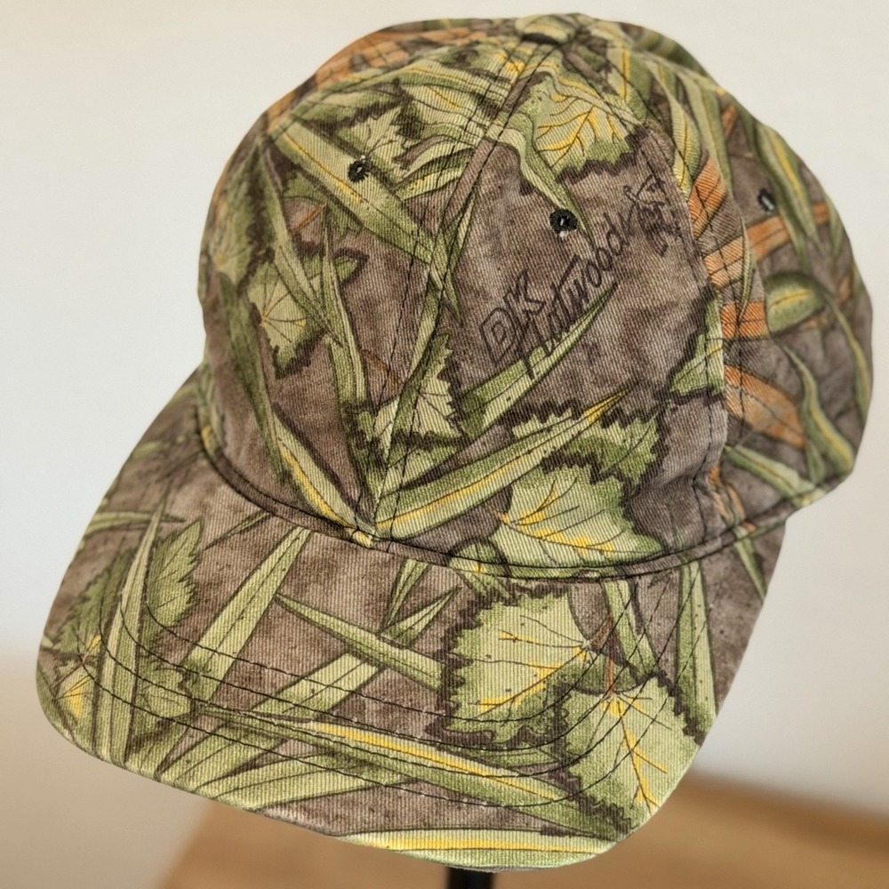 DK Flatwoods Camouflage Strapback Hat USA Made Classic Hunting Apparel Camo